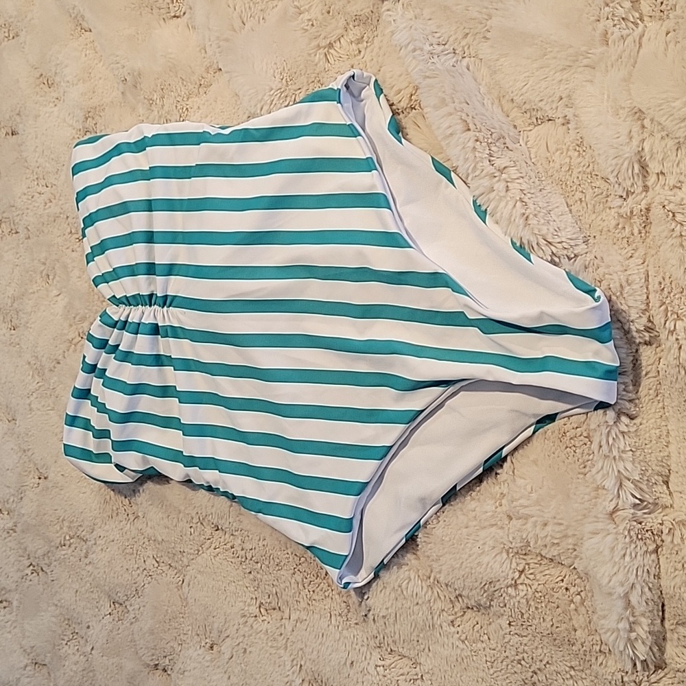 Strapless one-piece swimsuit woman's small